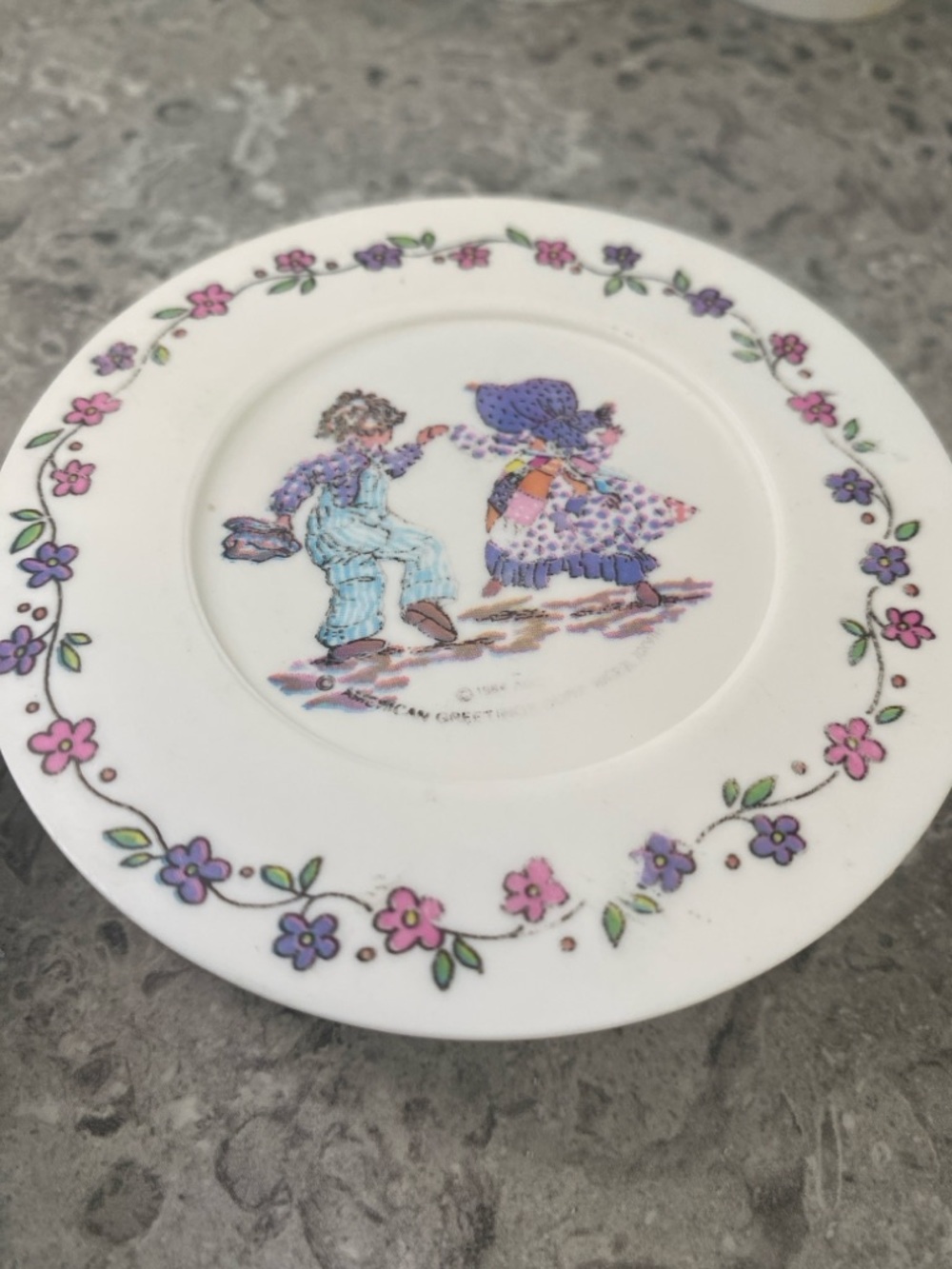 Holly Hobbie Blue & White plastic Tea Set - Picture 11 of 15